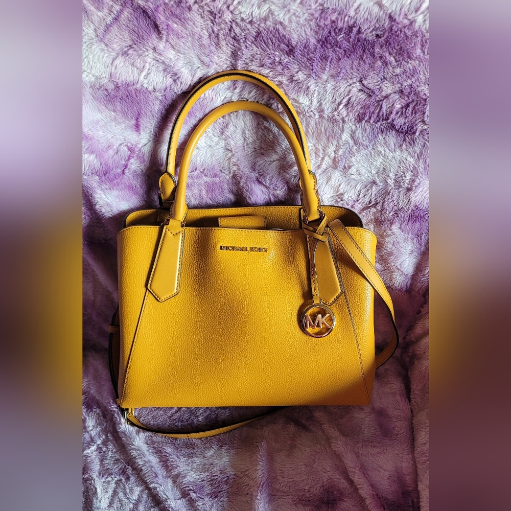 Kimberly Large Pebbled Leather Satchel
